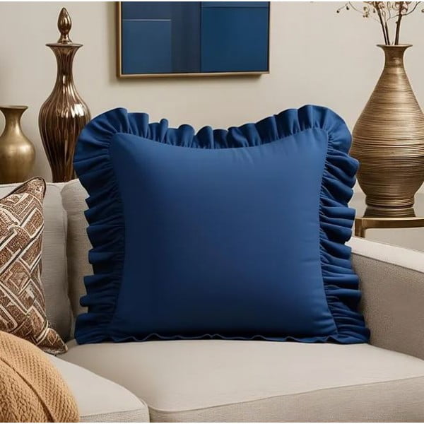 Spilvendrāna no kokvilnas maisījuma 40x40 cm Ruffled – Mila Home-image-4