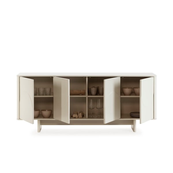 Krēmkrāsas kumode 180x75x40 cm Solei – MOME-image-2