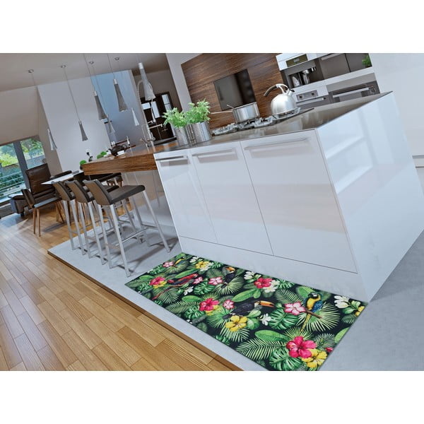 Zaļš paklāja celiņš 52x200 cm Sprinty Tropical – Universal-image-1