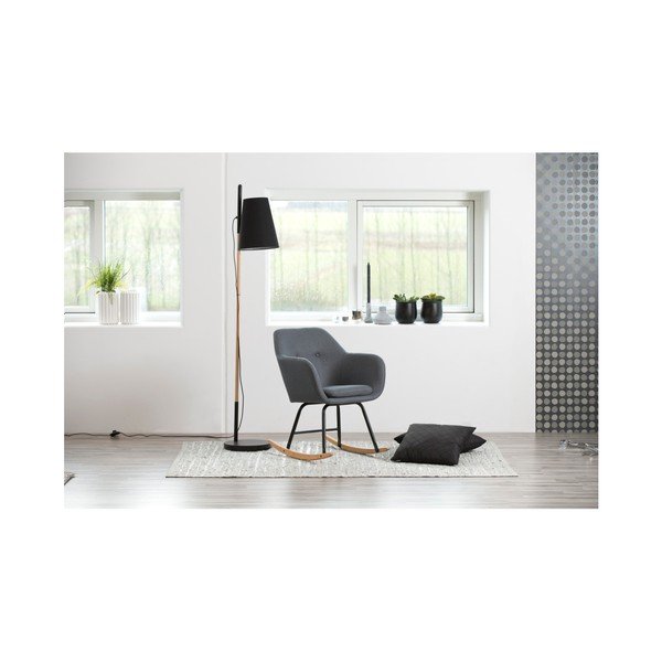 Tumši pelēks šūpuļkrēsls Actona Emilia-image-1