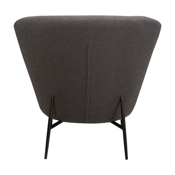 Pelēks atpūtas krēsls no buklē auduma Orbit – DAN-FORM Denmark-image-2