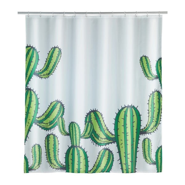 Dušas aizkars Wenko Cactus, 180 x 200 cm