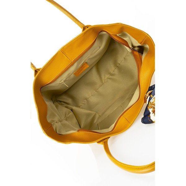 Dzeltena ādas somiņa Giorgio Costa Nina-image-3