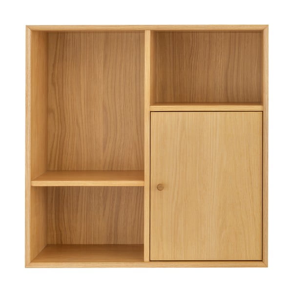 Dabīga toņa modulārā plauktu sistēma ar ozolkoka imitāciju 70x70 cm Z  – Tenzo-image-3