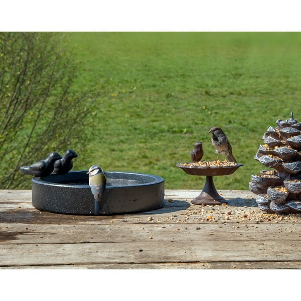 Melna keramikas putnu barotava Esschert Design Ave-image-2