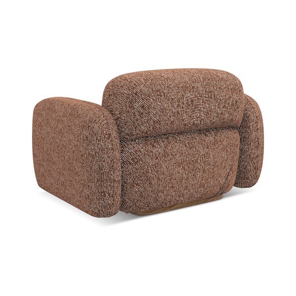 Oranžs/brūns atpūtas krēsls Ailani – Makamii-image-4