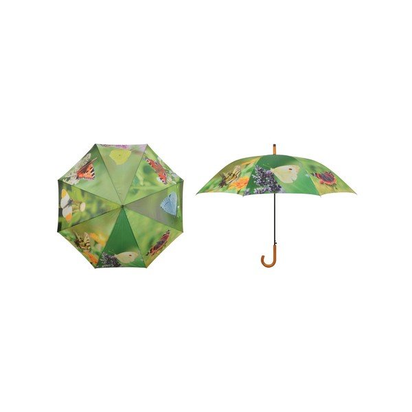 Lietussargs ar tauriņu apdruku Esschert Design, ⌀ 120 cm-image-1
