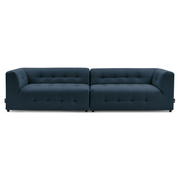Tumši zils dīvāns 324 cm Kleber – Bobochic Paris