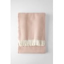 Rozā pleds ar kokvilnu Euromant Skyline, 140 x 180 cm