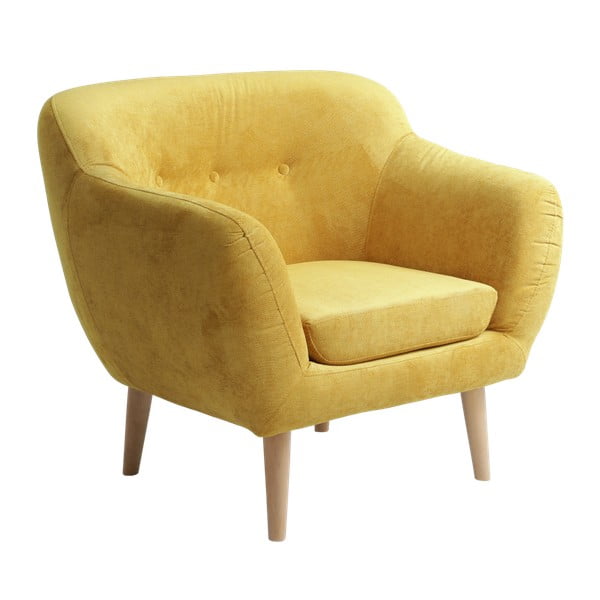 Dzeltens krēsls Custom Form Marget