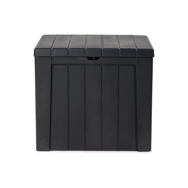 Tumši pelēka plastmasas dārza uzglabāšanas kaste Urban – Keter-image-3