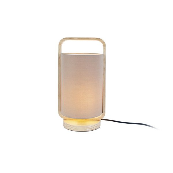 Brūna galda lampa Leitmotiv, augstums 21,5 cm-image-2