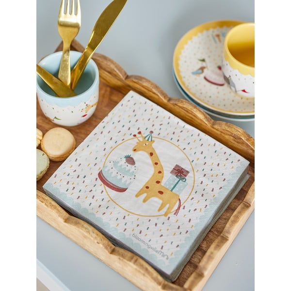 Papīra salvetes (20 gab.) 33x33 cm Celebrate – Bloomingville Mini-image-1