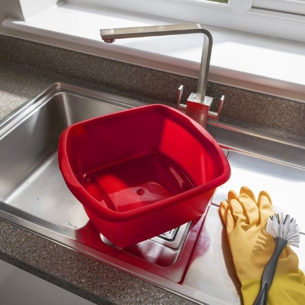 Melna mazgāšanas bļoda Addis Rect, 8 l-image-1