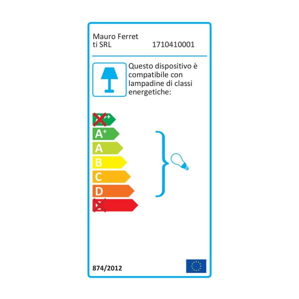 Balta galda lampa ar zeltītu dizainu Mauro Ferretti Glam Flush-image-3