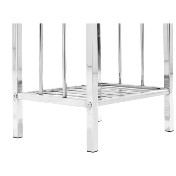 Sudraba krāsas vannas istabas plaukts 33x73 cm – Premier Housewares-image-4