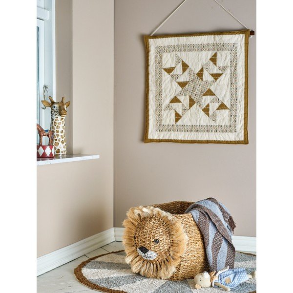 Dabīga toņa pīts bērnu rotaļlietu grozs 52x32x36 cm Harrison – Bloomingville Mini-image-3