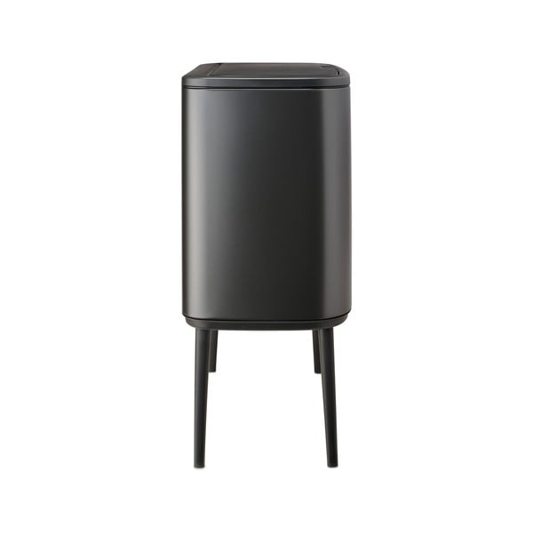 Tumši pelēka ar pieskārienu atverama tērauda atkritumu tvertne 36 l Bo Touch Bin – Brabantia-image-4