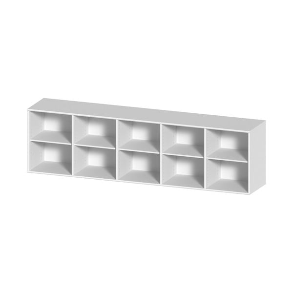 Balts piekarināms grāmatplaukts 220x61 cm Mistral – Hammel Furniture-image-2