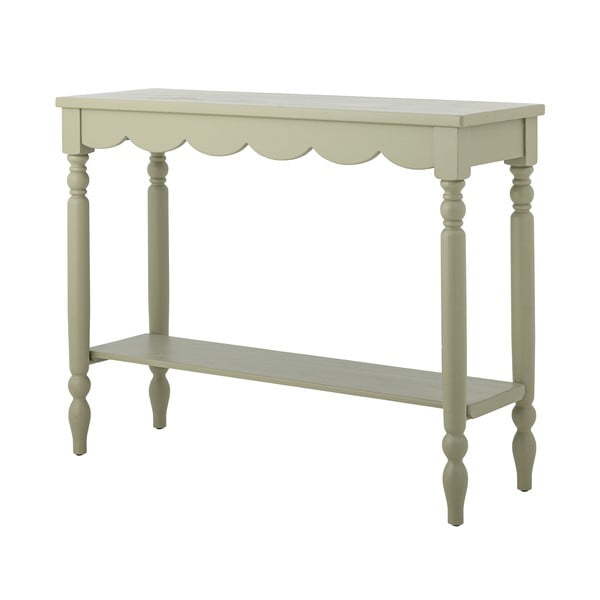 Gaiši zaļš priedes masīvkoka konsoles galds 36x106 cm Salla – Bloomingville-image-4
