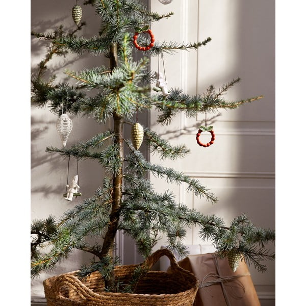 Porcelāna Ziemassvētku eglītes rotājums Swinging Girl – Kähler Design-image-3