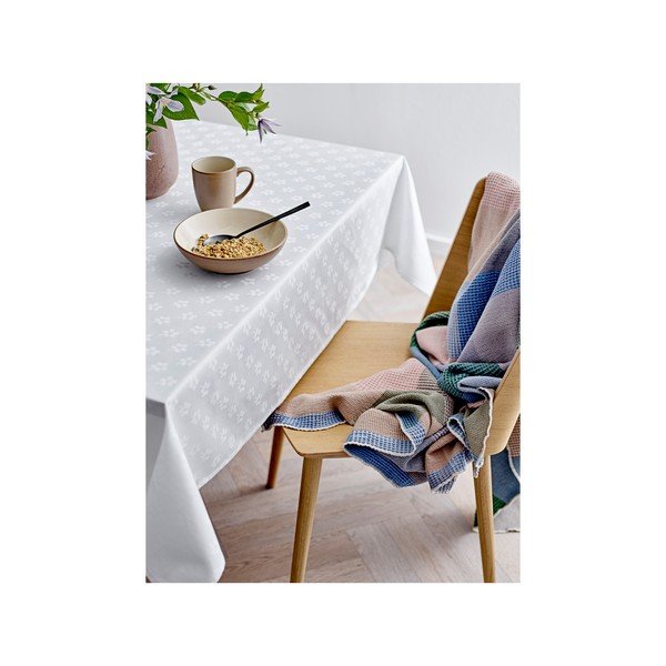 Kokvilnas galdauts 140x320 cm Forget-Me-Not Damask – Södahl-image-1