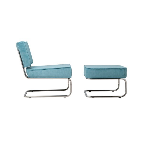 Tirkīzzils krēsls Zuiver Rib-image-3