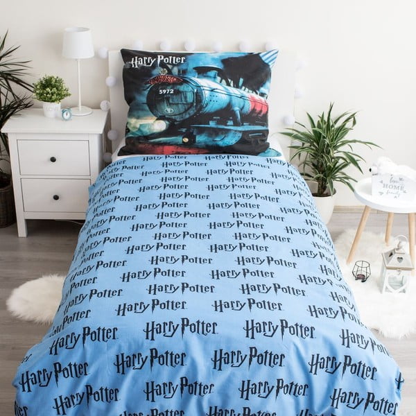 Bērnu kokvilnas gultasveļa Jerry Fabrics Harry Potter, 140 x 200 cm-image-1