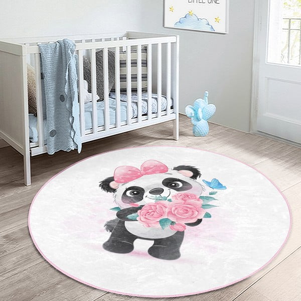 Balts bērnu paklājs ø 100 cm Comfort – Mila Home-image-2