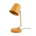 Okera dzeltena metāla galda lampa (augstums 38,5 cm) Encantar – Leitmotiv