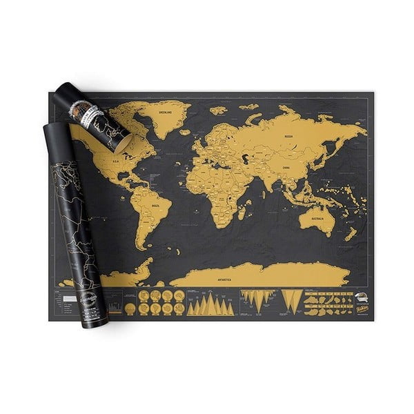 Nokasāmā karte Ambiance Travelling World Scratch Map-image-2