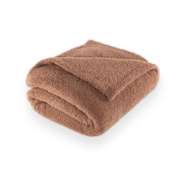 Brūns mikroplīša pleds 150x200 cm Cocoon – Tiseco Home Studio