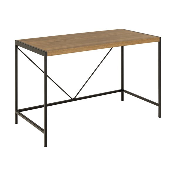 Darba galds ar ozolkoka imitāciju 60x120 cm Bahamas – Actona-image-2