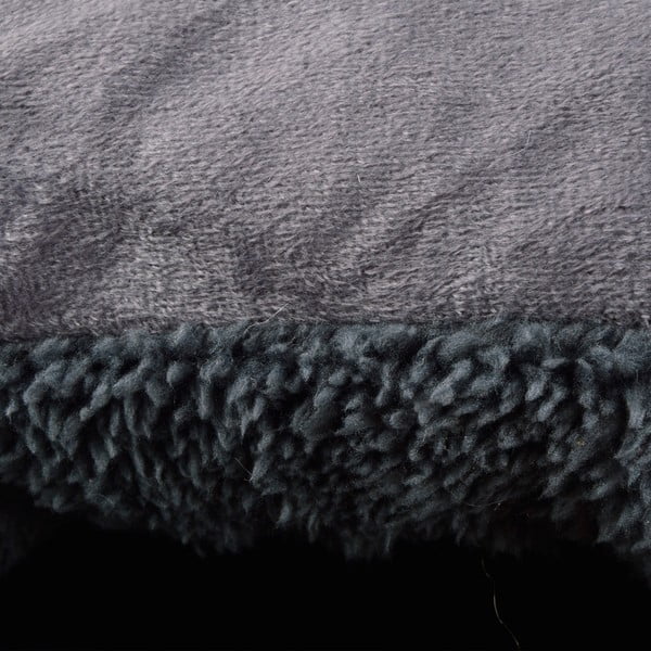 Tumši pelēka būdas veida gulta kaķiem 22x45 cm – Love Story-image-3