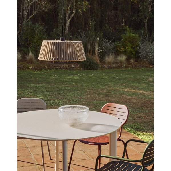 Bēšs metāla abažūrs ø 46 cm Aldet – Kave Home-image-1