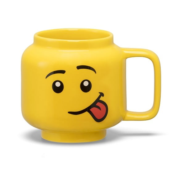 Dzeltena keramikas krūze bērniem 255 ml Head – LEGO®