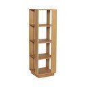 Dabīga toņa grāmatplaukts ar ozolkoka imitāciju 45x140x45 cm Merge – Hübsch