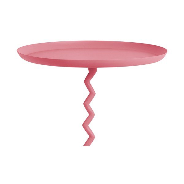 Metāla apaļš sānu galdiņš ø 44 cm Zig Zag – Leitmotiv-image-1