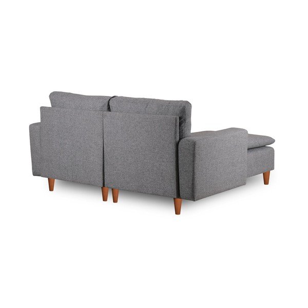 Gaiši pelēks stūra dīvāns (ar kreiso stūri) Lungo – Balcab Home-image-4