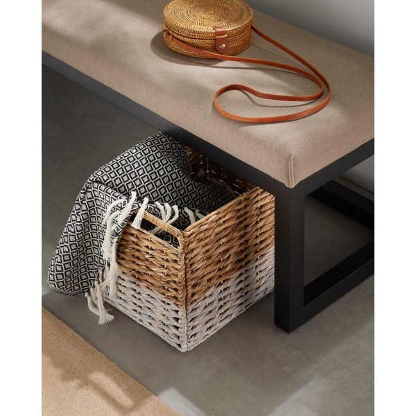 Pīta uzglabāšanas kaste divos toņos Kave Home Woody-image-4