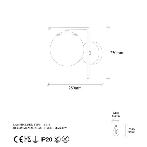 Zelta krāsas sienas lampa ø 15 cm Antique – Opviq lights-image-4
