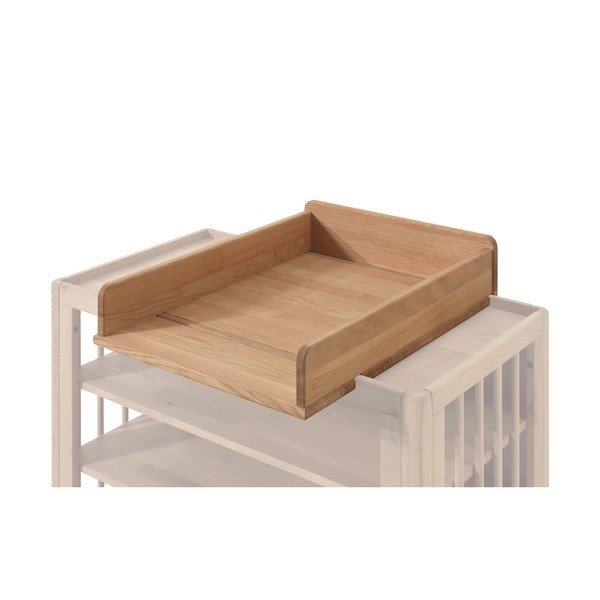 Dabīga toņa ozola masīvkoka pārtinamais galds Forrest – Vipack-image-1