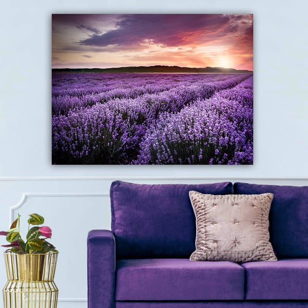 Glezna 100x70 cm Lavender Field – Wallity-image-1
