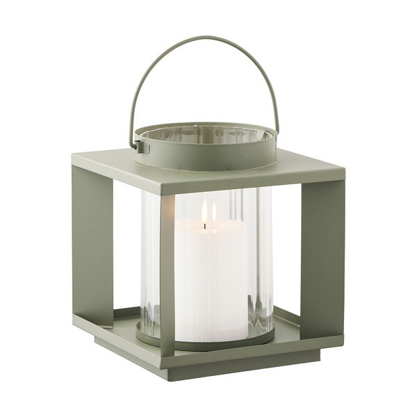 Metāla/stikla laterna (augstums 20,5 cm) Lohals – House Nordic