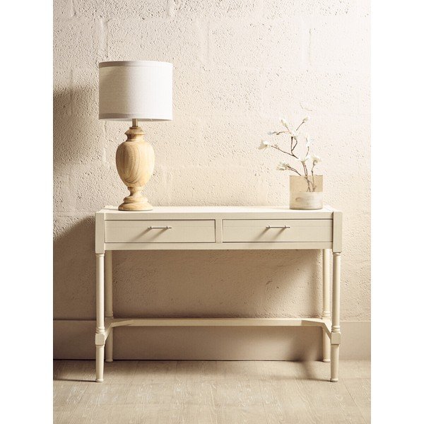 Priedes masīvkoka darba galds 48x107 cm Heritage – Premier Housewares-image-3