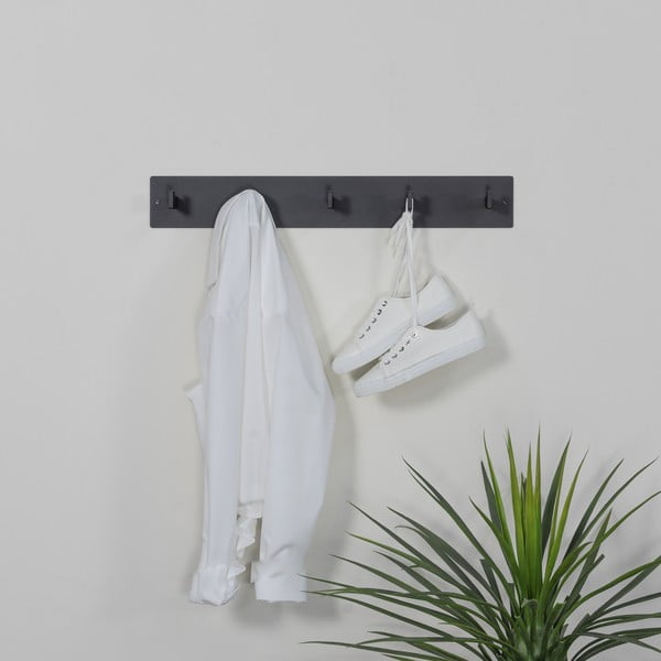 Melns metāla sienas pakaramais 70 cm Leatherman – Spinder Design-image-2