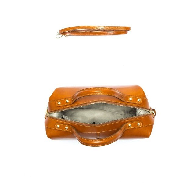 Ādas rokassoma Anna Luchini 355L Cognac-image-1