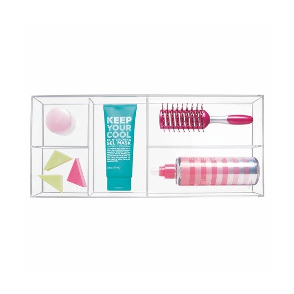 Caurspīdīgs organizators iDesign Clarity, 40,6 x 17,8 cm-image-1