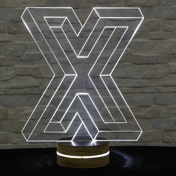 3D galda lampa Big X