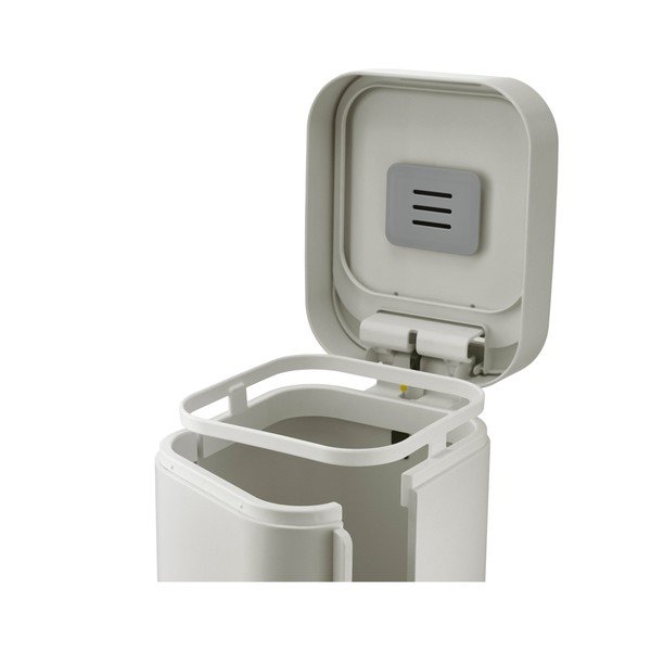 Bēša tērauda atkritumu tvertne ar pedāli 40 l Porta – Joseph Joseph-image-4